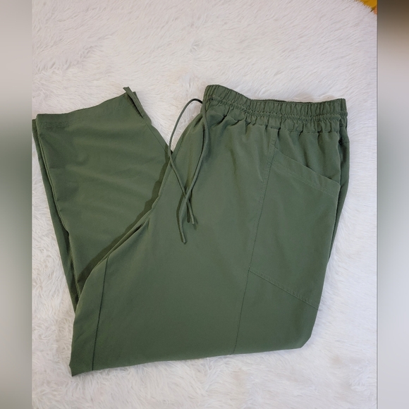 L.L. Bean Women's Olive Venture Stretch Ankle Pants 3X - Picture 7 of 16